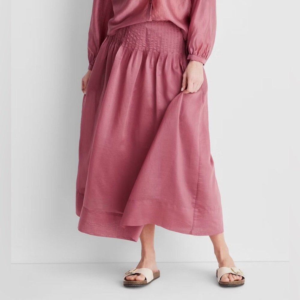 Elegant Dark Berry Women's Skirt